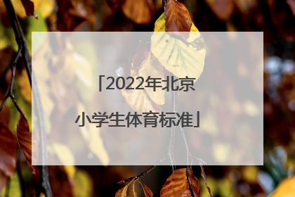 「2022年北京小学生体育标准」2022年北京冬奥会作文小学生